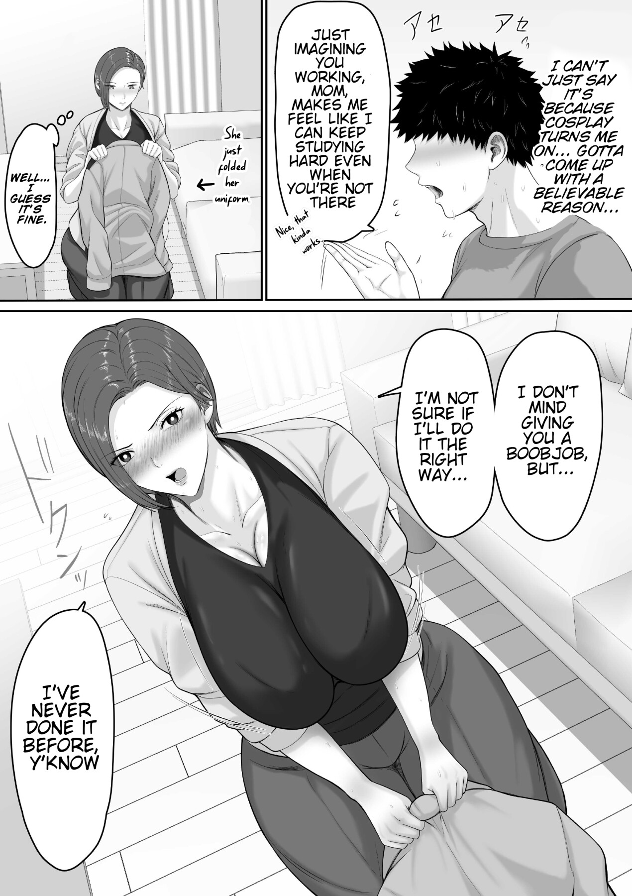 Hentai Manga Comic-The story of how my seriously huge-breasted police sergeant mom milked my dick with her pussy.-Read-24